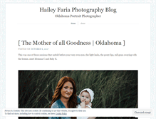 Tablet Screenshot of haileyfariablog.com